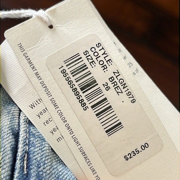 Adriano Goldschmied Alexxis Straight High Rise Vintage Fit Jeans in Brez size 26 - Picture 13 of 16